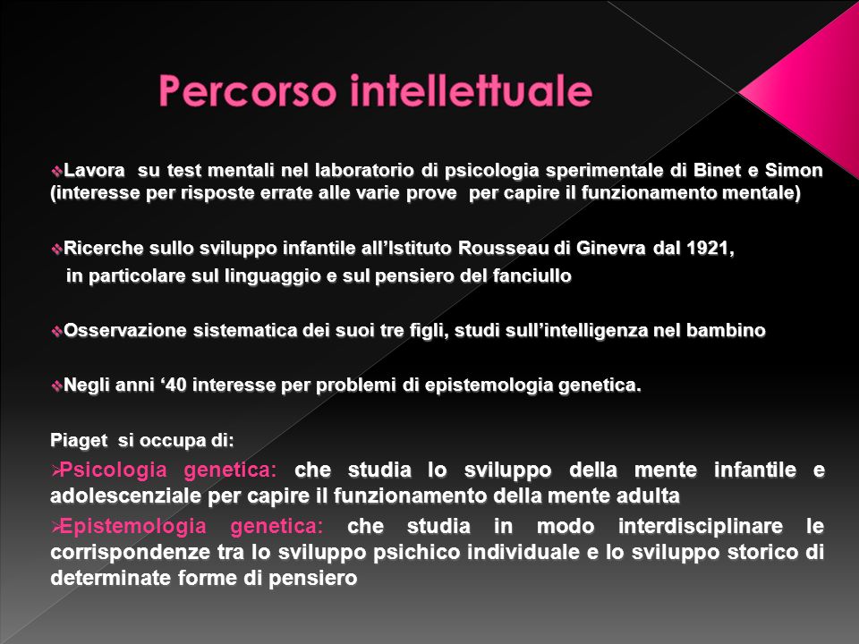 JEAN PIAGET . ppt video online scaricare